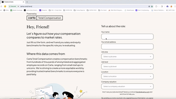LinkedIn: Get Real Salary and Equity Data From Carta Before Applying