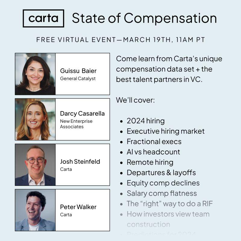 LinkedIn: Join Us for the State of Startup Compensation Virtual Event