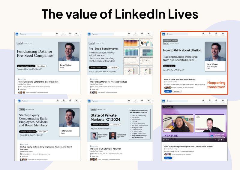 LinkedIn: Thoughts on LinkedIn Live Value for Content Creators
