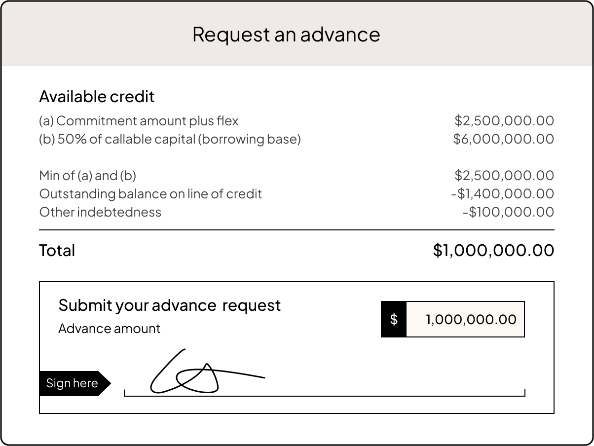 Product UI | CCL | "Secure funding" | US