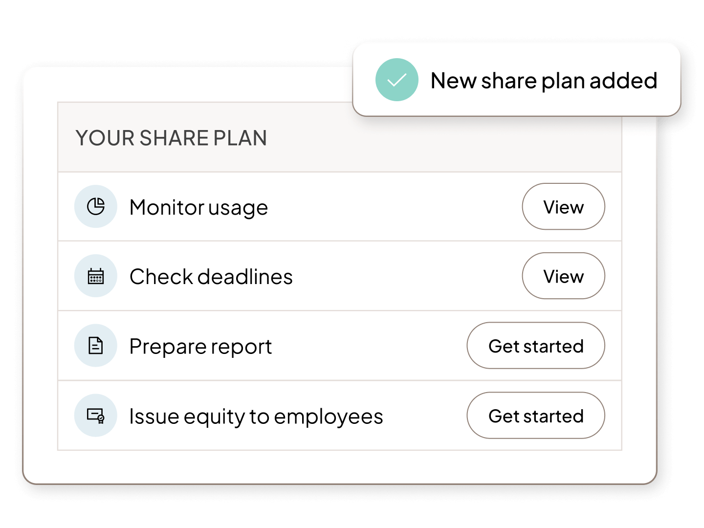Share plans UI | Hero | Product Page | UK