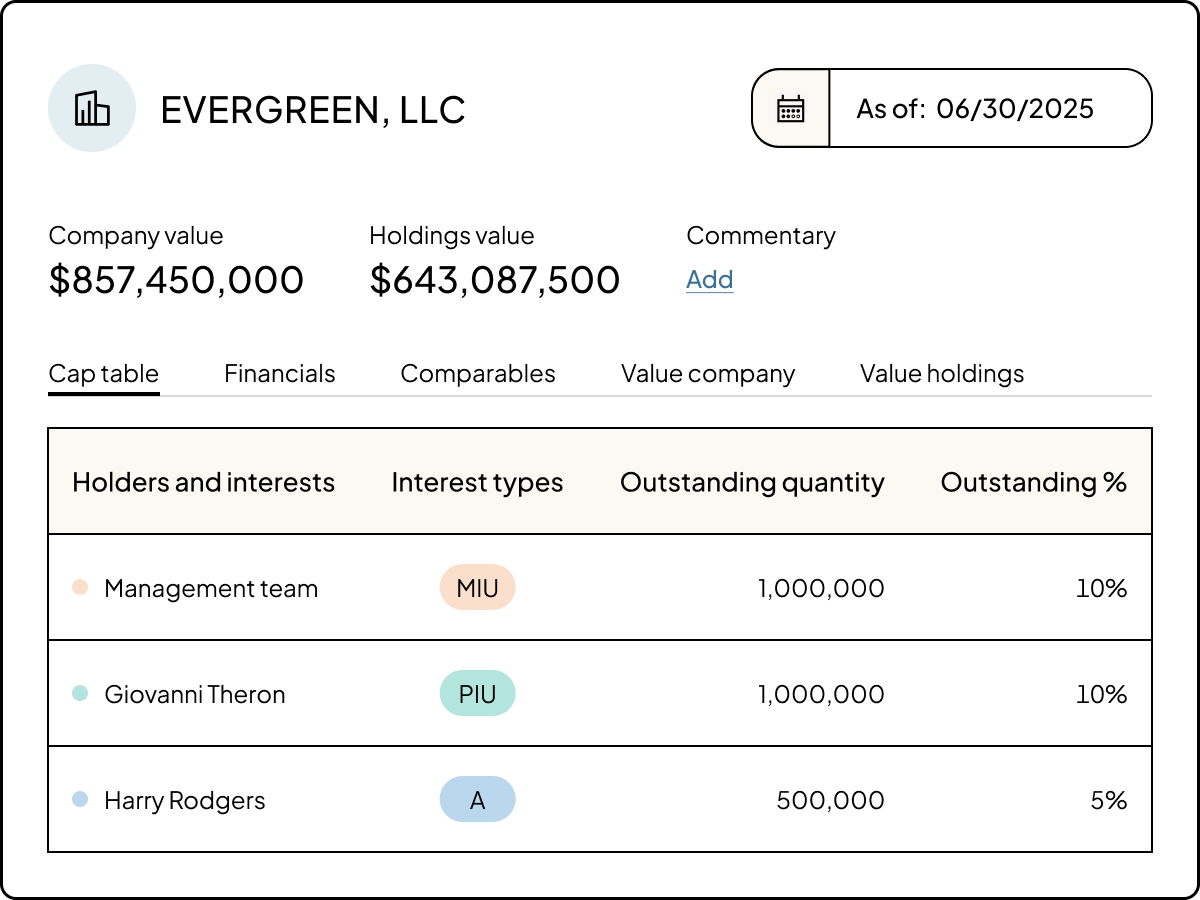 Product UI | Fund Management - Valuations | "Data collection" | US & APAC