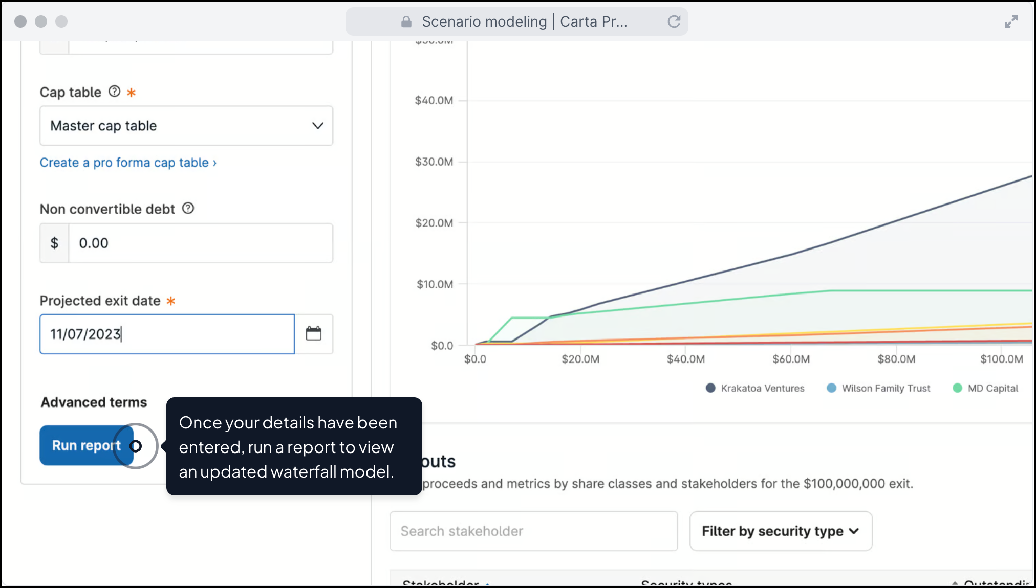 Product video tour screenshot