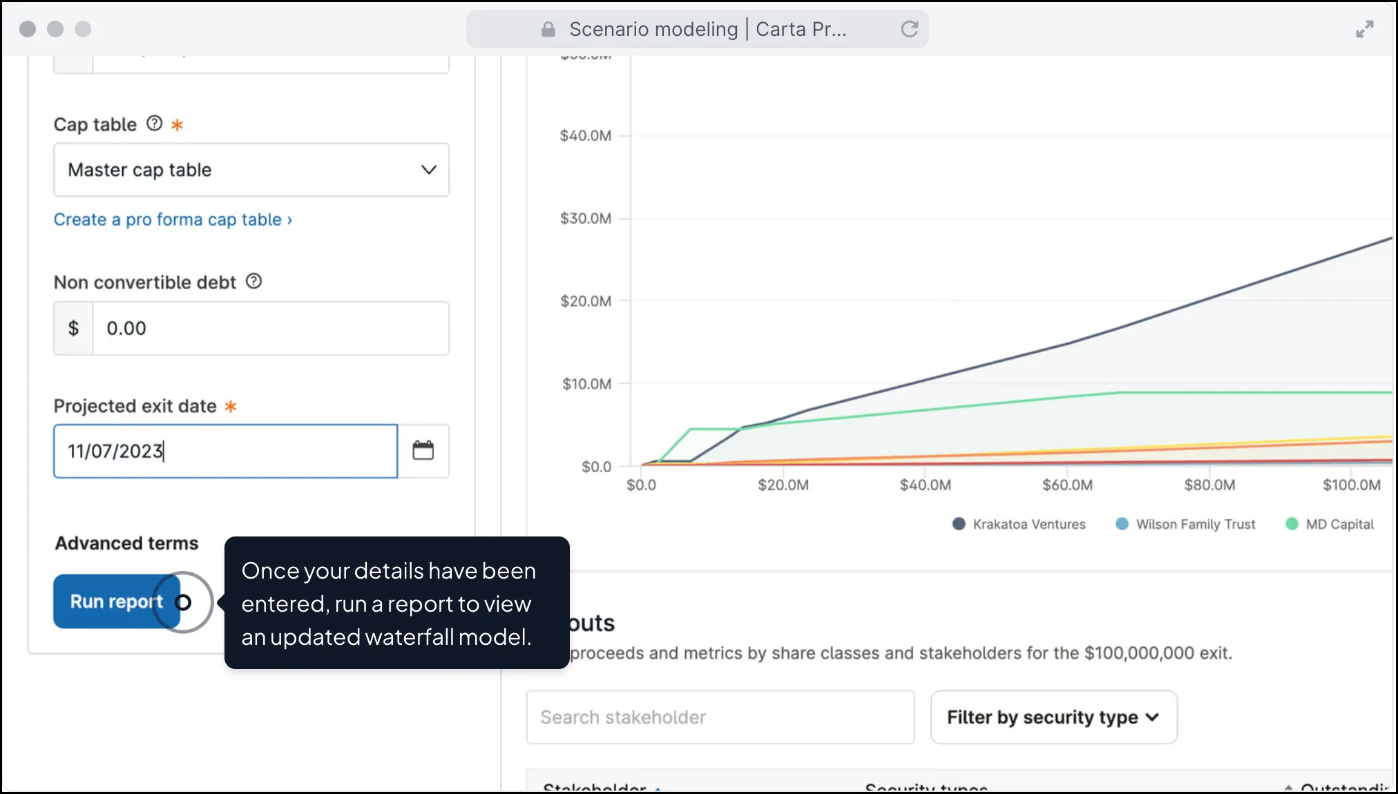 Product video tour screenshot