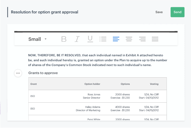 Board Meeting Management Software Minutes Approvals Carta