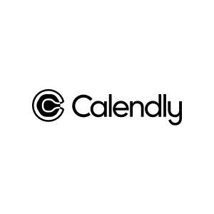 Calendly logo - bw