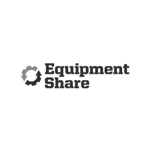 Equipment Share logo - bw