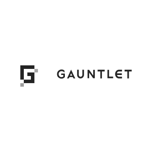 Gauntlet logo - bw
