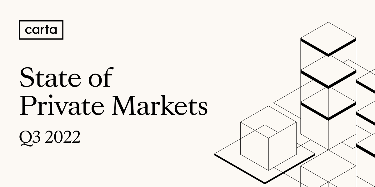 Carta State of Private Markets report Q3 2022
