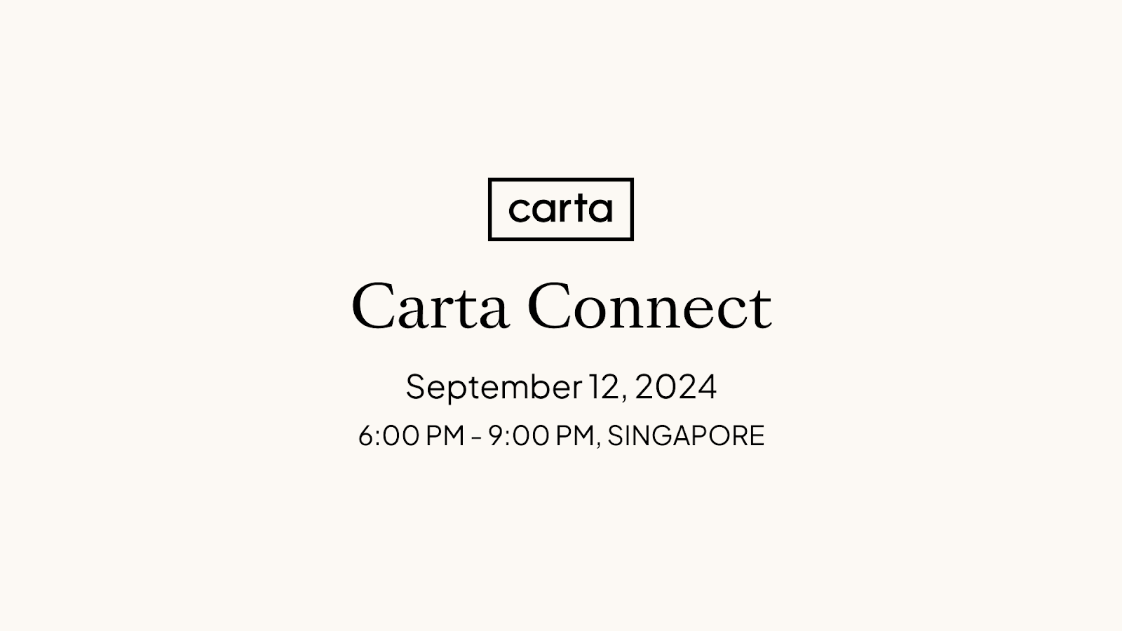 Carta Connect (APAC)